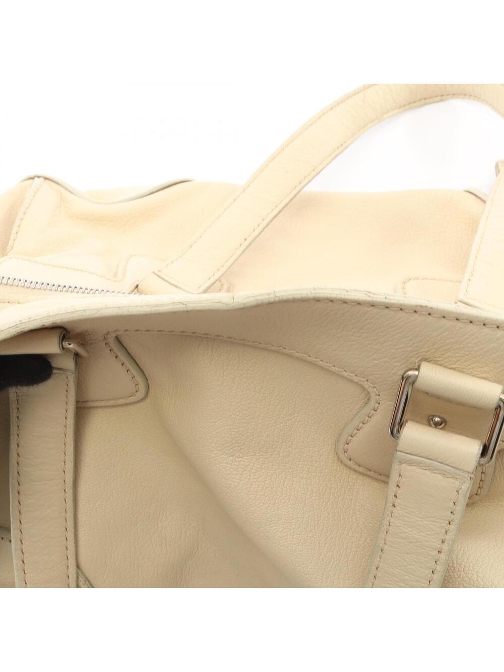 Celine Logo Shoulder Handbag Leather #280311C35B - Picture 8 of 9